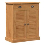 vidaXL Kupaonski ormar boja meda 68 x 34 x 80 cm Masivna borovina | shoptok.hr
