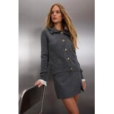 TRENDYOLMILLA ženski duks Twoaw26Hi00106, siva | Eponuda.com