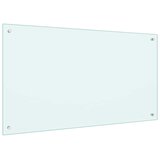  Kuhinjski zid 2 pcs Bijelo 100 x 60 cm Staklo otporno na udarce | shoptok.hr