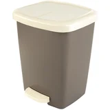 Kanta za otpatke sa pedalom Luxis 16 L - moka/krem