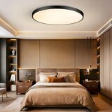  Immax NEO 07314L-LED stropno svetlo SEMPLICI s prigušiva 128W/230V preč.100cm Wi-FiTuya crna + daljinski upravljač | Eponuda.com