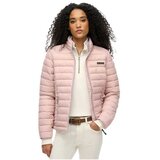 Superdry prošivena roze ženska jakna