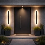  LED spoljašnje zidno svetlo WOW LED/11W/230V 3000/4000/6000K 60 cm IP54 crno | Eponuda.com