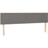  Box spring postelja z vzmetnico LED temno siva 160x200 cm blago, (20789468) | Shoptok.si