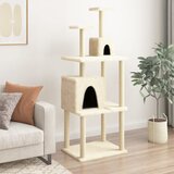  Penjalica za mačke sa stupovima za grebanje krem 167 cm | shoptok.hr