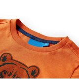 vidaXL Dječja majica dugih rukava tamnonarančasta 92 | shoptok.hr