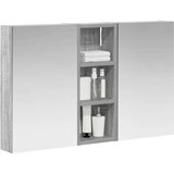  Komplet omaric za kopalnico z LED lučmi 3 pcs 80 x 10,5 x 50 cm, (5000246385) | Shoptok.si