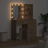  Toaletni stol 2 kom. Smeđa 50 x 41 x 135 cm Konstruirano drvo | shoptok.hr