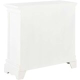  Komoda od masivne borovine bijela 70 x 28 x 70 cm | shoptok.hr