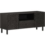 vidaXL TV omarica črna 105x33x46 cm trden mangov les Cene