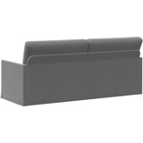 SOFA za 3 osobe Tamnosiva 190 x 81 x 82 cm Baršun | shoptok.hr