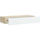  Zidne police s ladicama 2 kom. hrast i bijela 60x23,5x10 cm MDF | Eponuda.ba