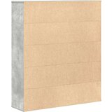 vidaXL Regal za knjige boja betona 89x24x101,5 cm konstruirano drvo | shoptok.hr