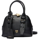 Pinko Ročna torba Bowling Bag Zip Mini AI 25-26 PLTT 105333 A0QO Črna Cene