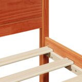  Konstrukcija postelje Rjava 180 x 200 cm Trden borov les, (5000022950) | Shoptok.si