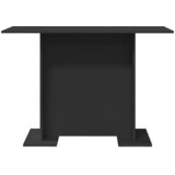  Stol za objedovanje Crna 110 x 60 x 75 cm Konstruirano drvo | Eponuda.com