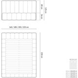 Micadoni Home Antracitno sivi tapecirani bračni krevet s prostorom za odlaganje s podnicom 180x200 cm Kelp – | shoptok.hr