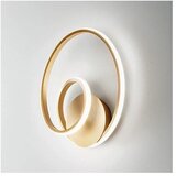 Gea Luce DIVA A ORO SPAZZOLATO -LED prigušiva zidna svetiljka 20W/230V zlatna | Eponuda.com