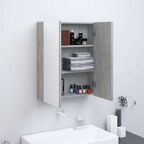 VidaXL kupaonski ormarić s ogledalom 60x15x75 cm MDF siva boja betona VidaXL kupaonski ormarić s ogledalom 60x15x75 cm MDF siva boja betona Slike