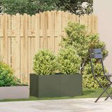 vidaXL Sadilnik Olive Green 80x40x40 cm Hladno valjano jeklo | Shoptok.si