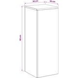  Stalak za biljke 2 pcs Bijela 30 x 30 x 80 cm Čelik Slike
