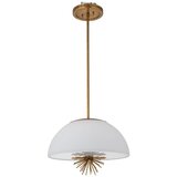  Quoizel STARING-3P-DG-OPAL-Luster na šipci STARING 3xE14/40W/230V pr.45,7cm zlatna | Eponuda.com