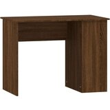  Pisalna miza rjavi hrast 100x55x75 cm inženirski les, (20640498) | Shoptok.si