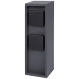 Pado vanjska vrtna utičnica (utičnica stup) s 2-smjernim utikačem u antracit boji (IP44 vanjski energetski stup, 3680 watta, kvadrat, 30 x 9 x 9 cm, jednostavan za postavljanje) 10614 vrt...