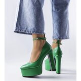 Gemre Green block heel pumps Hervé | Eponuda.ba