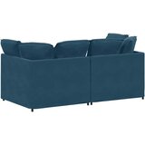  Modularna sofa s jastucima, plava baršunasta | Eponuda.com