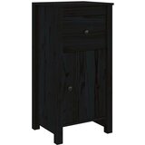  Komoda crna 40x35x80 cm od masivne borovine | shoptok.hr