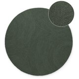 Hanse Home Temno zelena ročno tkana volnena okrogla preproga ø 120 cm Calmio – | Shoptok.si