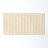 HOMESCAPES kopalniška preproga krem rayures relief 100% bombaž 1500 gm² - 50 x 100, (5000161152) | Shoptok.si