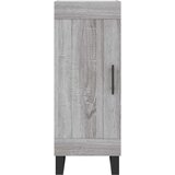 vidaXL Visoka komoda siva sonome 34 5x34x180 cm od konstruiranog drva | shoptok.hr