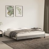 vidaXL Posteljni okvir svetlo siv 160x200 cm žamet Cene