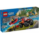 Lego City 60412 Vatrogasni terenac s čamcem za spašavanje