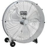 vidaXL Ventilacijski stroj s kotačima 3 brzine Srebrni Φ77 cm | shoptok.hr