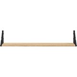  Zidne police 2 kom. Sonoma hrast 80x15x15,5 cm Inženirsko drvo | Eponuda.com