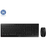 Cherry Stream Desktop Recharge tiha bežična tipkovnica i miš, crna | shoptok.hr