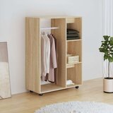  Garderobna omara sonoma hrast 80x40x110 cm iverna plošča, (20620758) | Shoptok.si