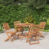  5-dijelni vrtni blagovaonski set od masivnog bagremovog drva | shoptok.hr