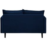 Ropez Tamno plava baršunasti sofa 138 cm Juli – | shoptok.hr