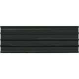 Krovni panel 12 pcs Antracit 129 x 45 cm Pocinčani čelik | shoptok.hr