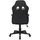 CARRYHOME GAMING STOL umetna masa, tekstil črna, svetlo siva | Shoptok.si
