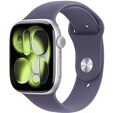 Apple Watch Series 11 GPS 42mm Silver Aluminium Case with Purple Fog Sport Band - S/M, (5000011436) | Shoptok.si