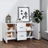  Komoda bijela 100x36x60 cm od konstruiranog drva | shoptok.hr