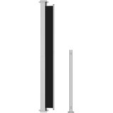  Zložljiva stranska tenda za teraso 180x500 cm črna, (20703206) | Shoptok.si