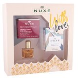 Nuxe Merveillance Expert Lift And Firm darilni set nočna krema za obraz 50 ml + suho olje Huile Prodigieuse Or Multi Purpose Dry Oil 10 ml + dišeča svečka 70 g za ženske | Shoptok.si