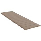  Jastuk za ležaljku smeđesivi 200 x 70 x 3 cm od tkanine Oxford | shoptok.hr