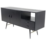 Venture Home komoda Gold 46 × 80 × 160 cm, crna | shoptok.hr